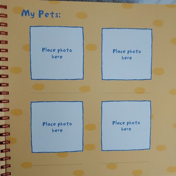 Noah's Ark Scrapbook Memory Memories Keepsake Album Baby Book Kids 11" x 11" - Picture 11 of 11